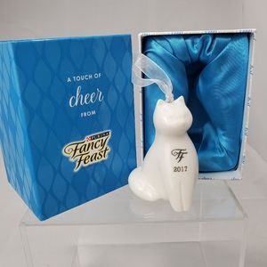 Fancy Feast Purina Collectible Porcelain Ornament